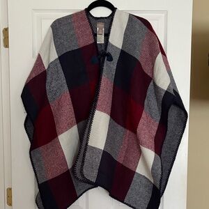 Chico's Multicolor Knit Cape